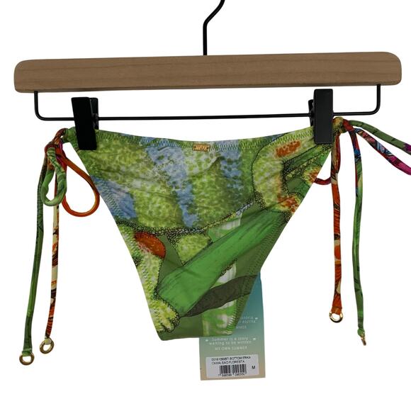 My Own Summer Revolve Women Erika Green String Swim Bikini Bottom NWT Medium - Picture 5 of 6